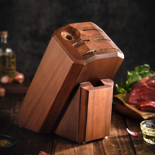 Acacia Wood Knife Holder