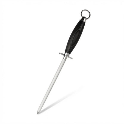 Fusil à aiguiser professionnel – Bois foncé – 23 cm