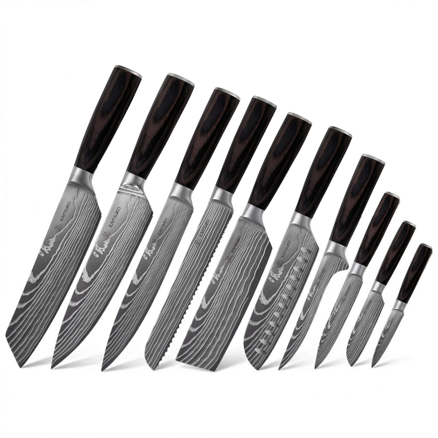 Set de 10 couteaux Japonais - Chef Tanaka