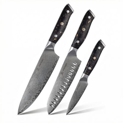 Set de 3 couteaux Japonais - Chef Yakumoto