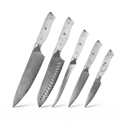 Set de 5 couteaux Japonais - Chef Yakumoto