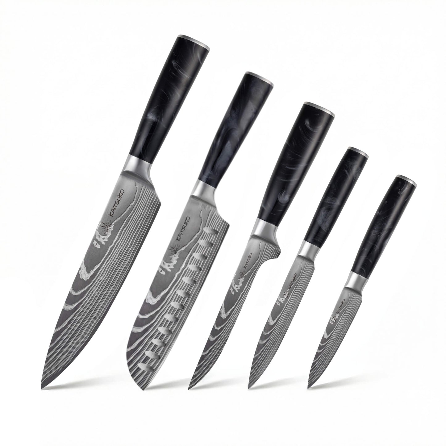 Set de 5 couteaux Japonais - Chef Tanaka