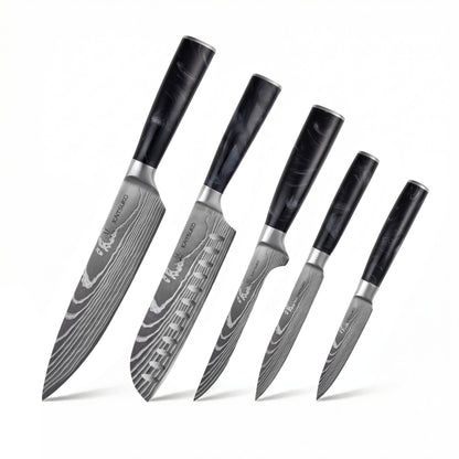 Set de 5 couteaux Japonais - Chef Tanaka