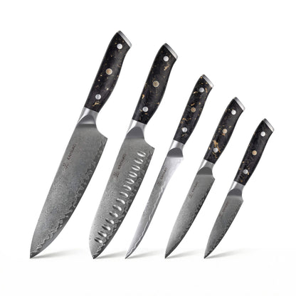 Set de 5 couteaux Japonais - Chef Yakumoto