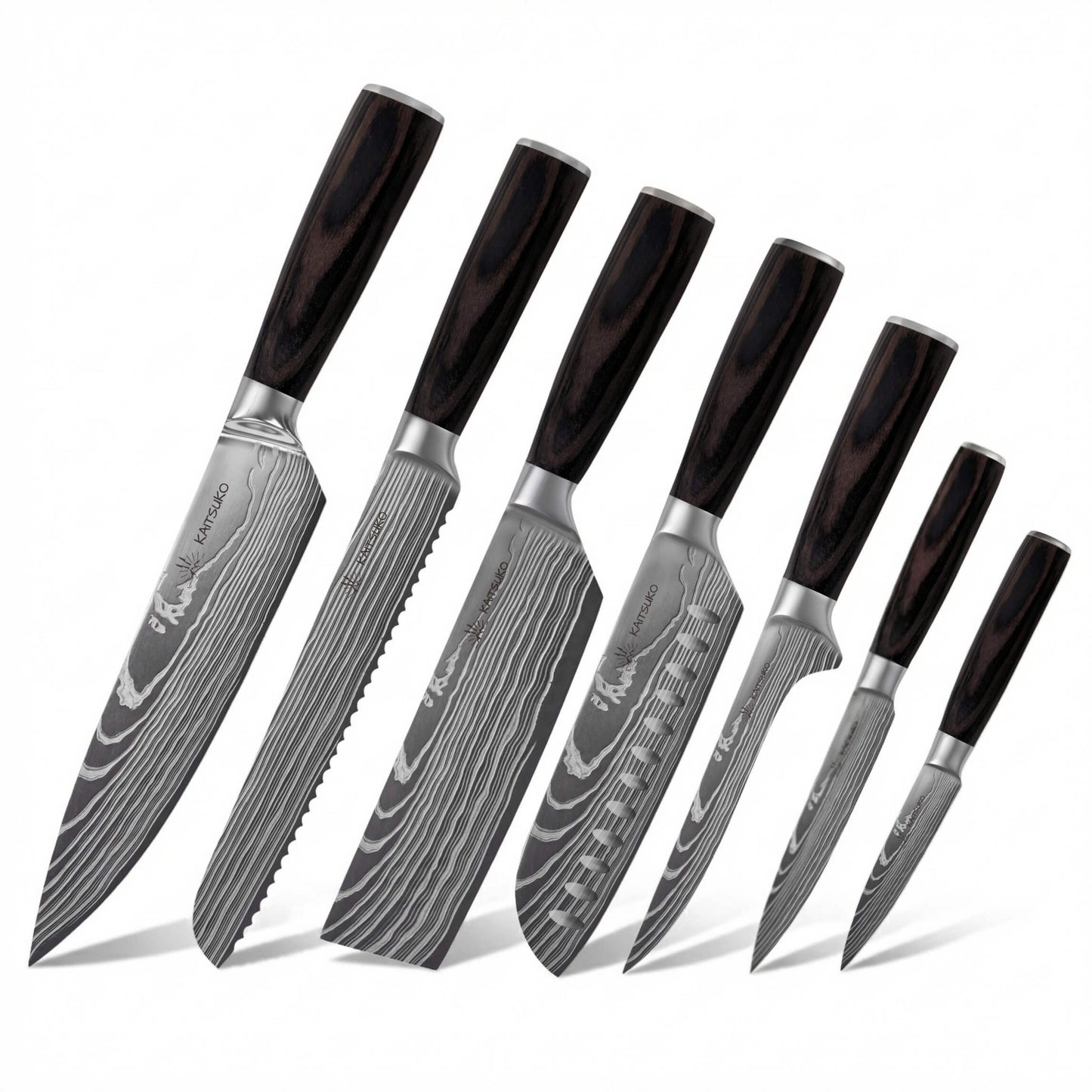 Set de 7 couteaux Japonais - Chef Tanaka
