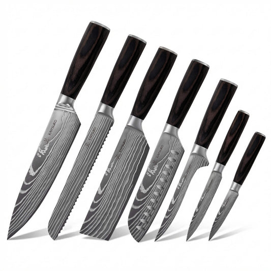 Set de 7 couteaux Japonais - Chef Tanaka